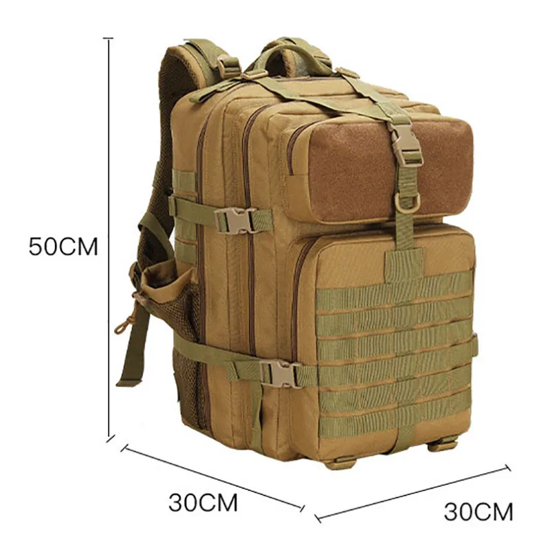 Mochila multifunción para hombre, bolso táctico para acampar, viaje, equipo deportivo informal, para exteriores, 2023 - imagen 3