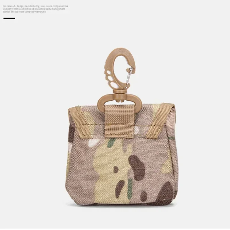 Bolsa EDC para acampar, Kit de viaje de repuesto para llaves, monedero, caza al aire libre, riñonera de camuflaje, accesorios tácticos, bolsa Molle - imagen 2