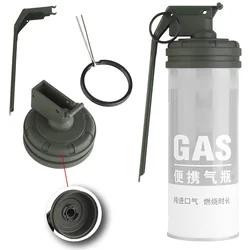 Cubierta decorativa larga para tanque de Gas, Protector portátil para botella de Gas para uso en exteriores y de emergencia, diseño ligero y duradero