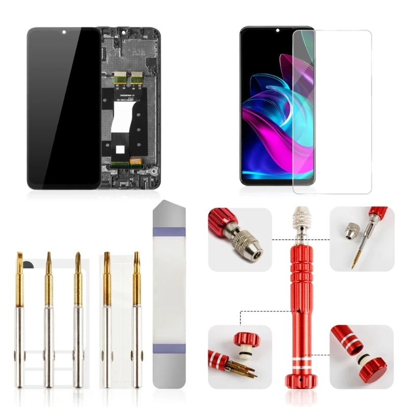 Asamblea completa del reemplazo pantalla LCD A05s con panel y marco para instalación fácil K1KF - imagen 4