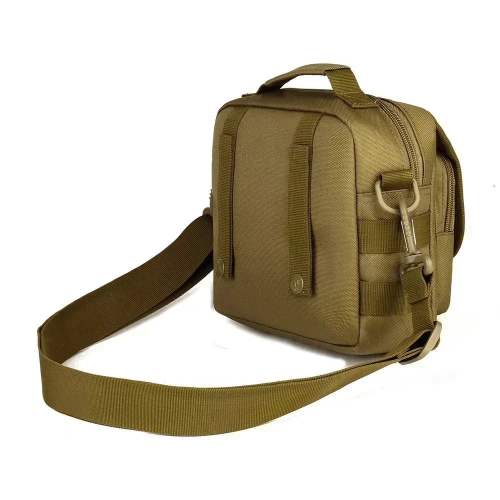 SINAIRSOFT, ventilador militar táctico al aire libre, bandolera de hombro de camuflaje de nailon duradero, bolso de viaje informal Unisex, bolso adjunto - imagen 3