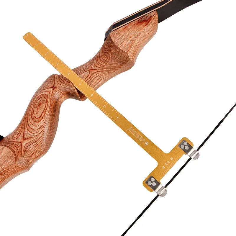 Tiro con arco recurvo regla en T aleación de aluminio hebilla de cobre alicates flecha resto depuración Set para arco caza tiro ayuda Accesorios - imagen 2