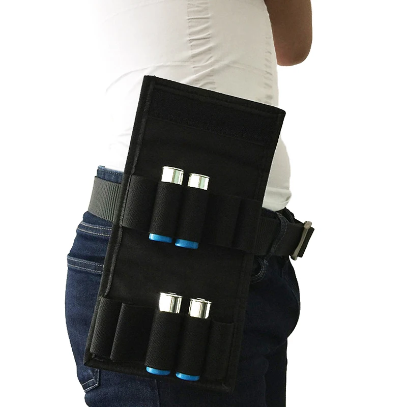 Bolsa de concha de tiro de caza, Airsoft táctico, 10 soportes redondos para munición, 12GA, 20GA, revista, pistola de actualización, accesorios de bala - imagen 2