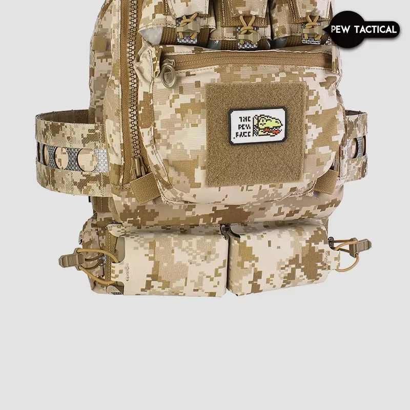 PEW TACTICAL FERRO STYLE DropWing Panel de extensión MOLLE vertical colgante inferior Tegris UA93 - imagen 5