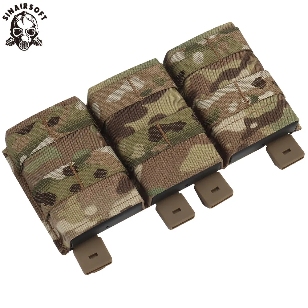 3x Triple M4 cargador bolsa Panel 5,56 KYWI insertar MOLLE Airsoft Paintball caza chaleco táctico accesorios SINAIRSOFT - imagen 2