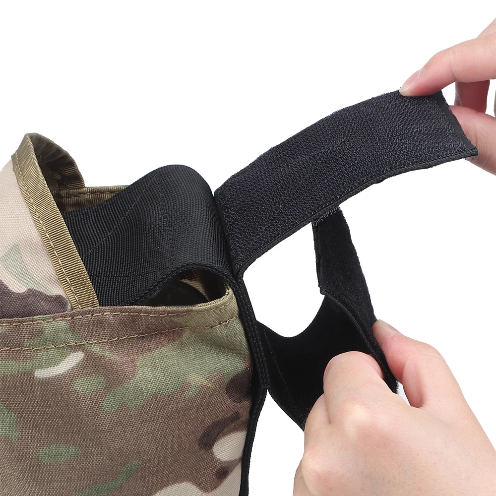 Bolsa táctica plegable para colgar, cinturón para revistas, Airsoft, Paintball, herramienta Mag, organizador de almacenamiento, bolsa de camuflaje portátil, accesorios - imagen 5