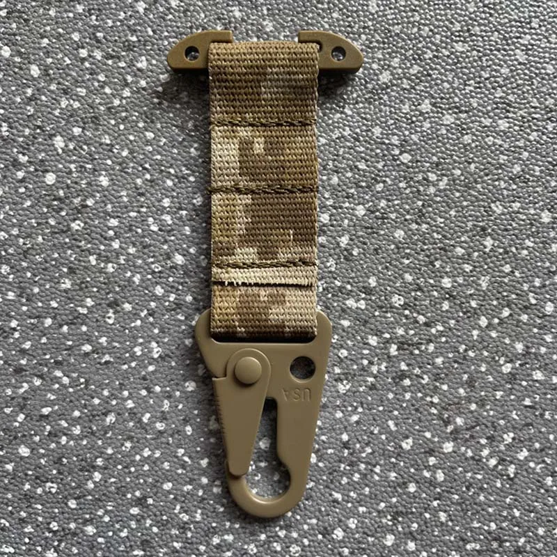 Táctica De Gancho De Suspensión Molle Mochila Llavero Correa De Liberación Rápida Llavero - imagen 5