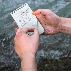 Cuaderno de trabajo portátil impermeable para todo tipo de clima, tácticas al aire libre