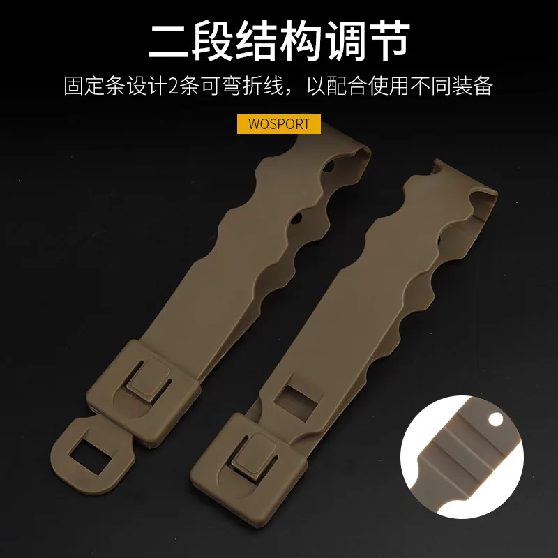WOSPORT-equipo táctico de la serie MG-F, sistema MOLLE multifuncional, Clip de fijación (mediano) - imagen 4