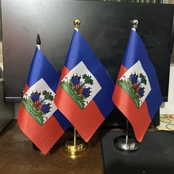 SKY FLAG bandera de escritorio de Haití en poliéster para mesa