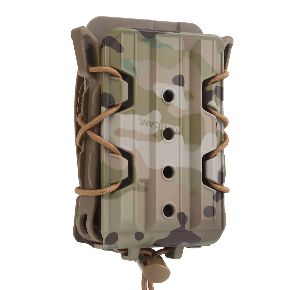 Airsoft 5,56 9mm bolsa para revistas todo terreno Molle liberación rápida AR15 Rifle pistola Mag funda funda táctica placa portadora Gear - imagen 5