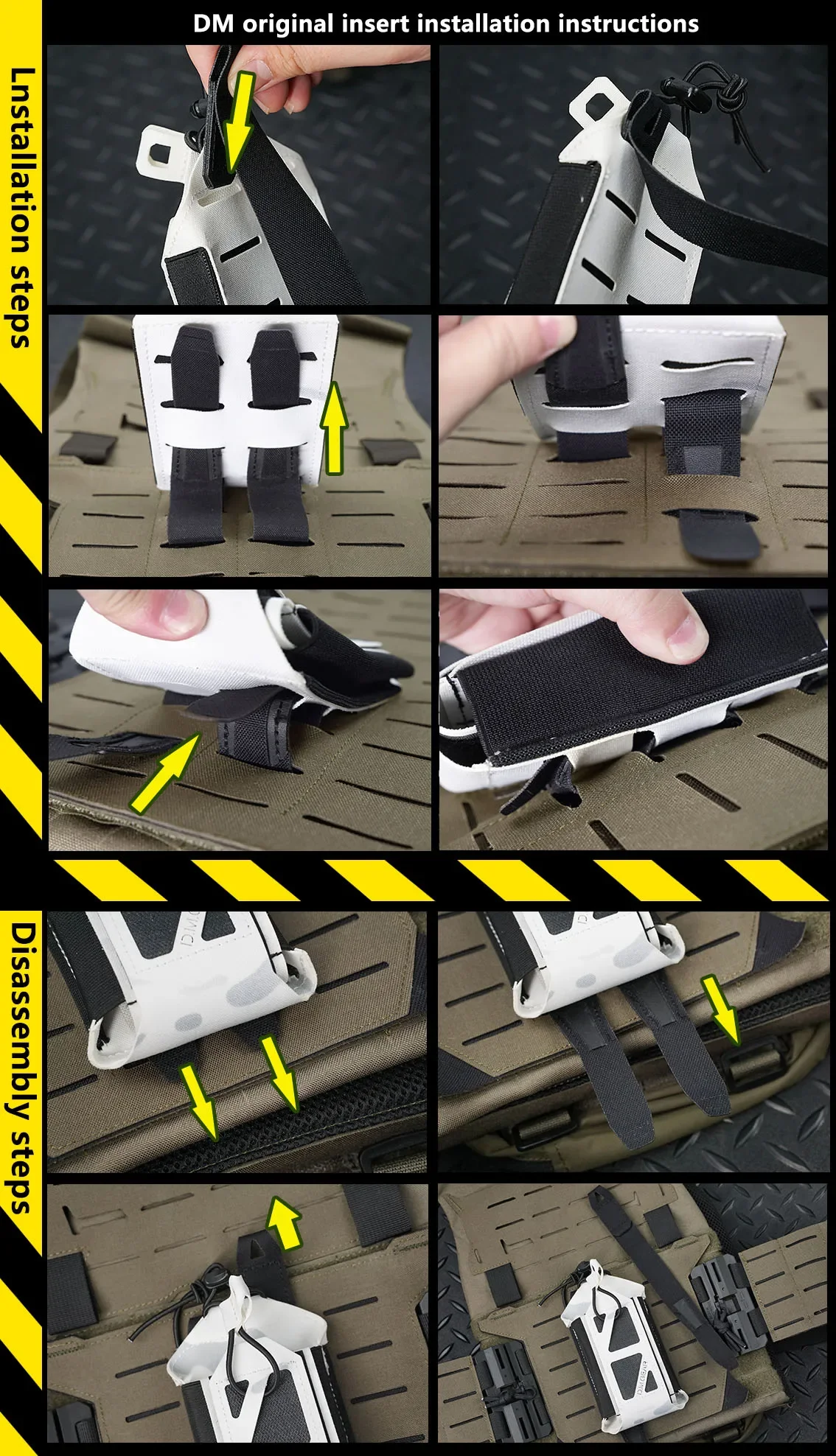 DMgear-bolsa táctica Flashbang, bolsa simulada de humo, bolsa MOLLE Modular - imagen 5