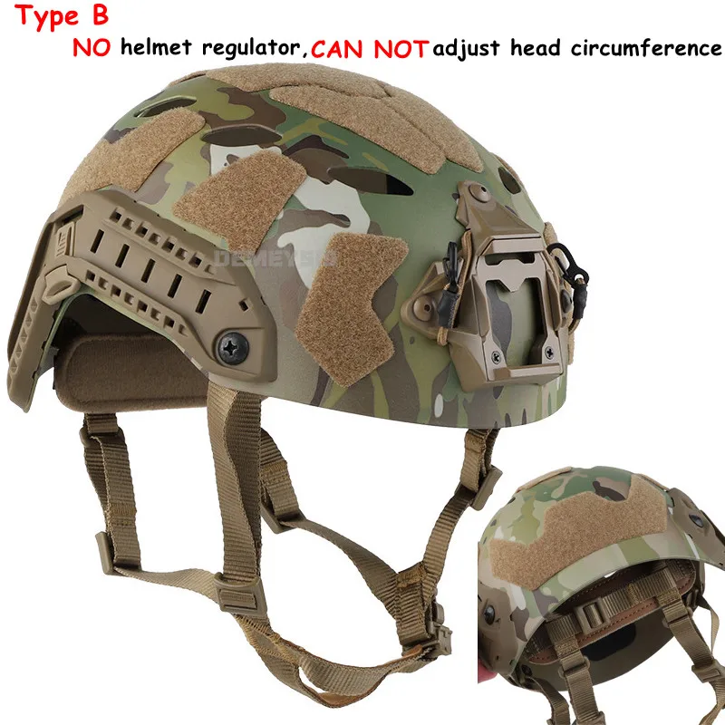 Casco Airsoft Paintball FAST Team Wendy Sistema táctico con riel NVG y cascos con correa para la barbilla - imagen 5