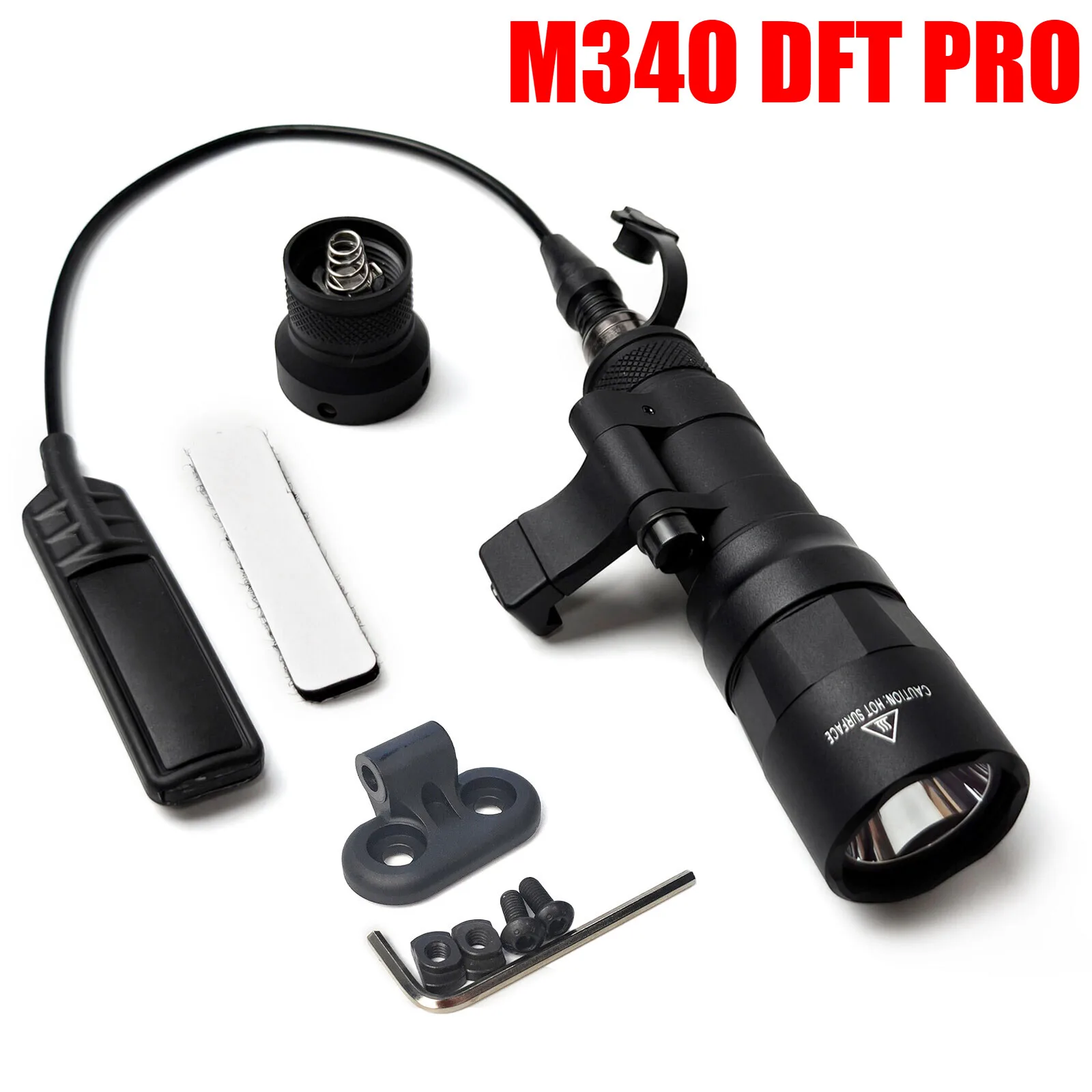 Luz táctica M340DFT PRO linterna táctica 650 LM luz LED montaje Mlok apto para riel de 20mm luz táctica para caza - imagen 2