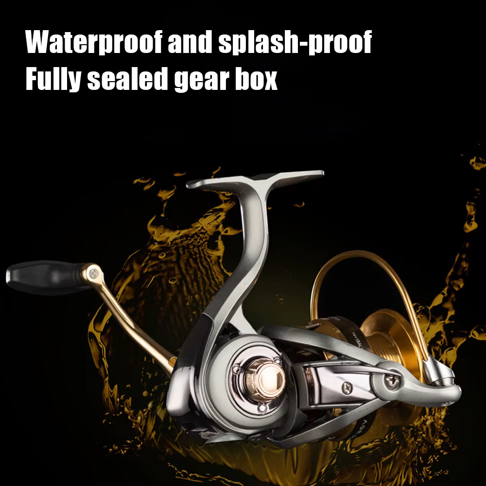 Carrete baitcasting 5,5:1 para pesca en agua dulce y salada - imagen 4
