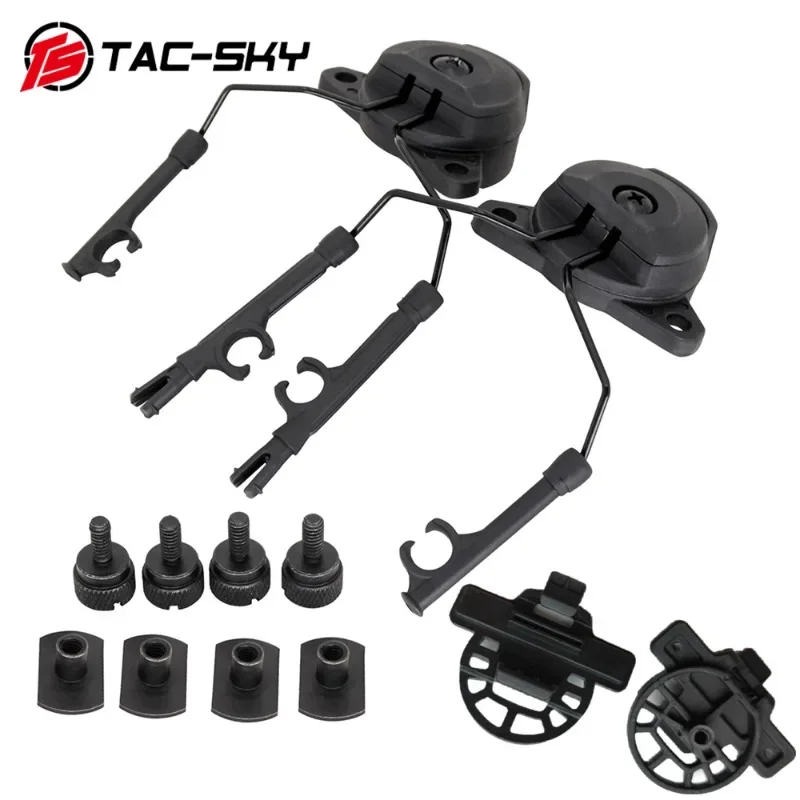Adaptador de casco TS TAC-SKY Wendy TW 1,0/2,0/3,0 EXFIL LTP soporte de auriculares para Pelto COMTA I II III auriculares de tiro táctico - imagen 2