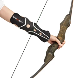 Protector de brazo para tiro con arco, antebrazo PU seguro duradero