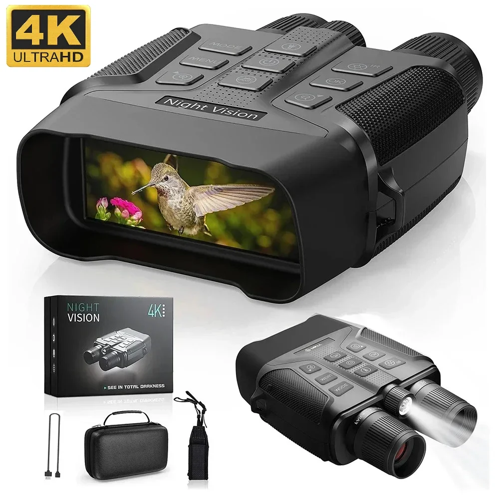 Telescopio táctico Digital 8X DZ060, gafas con linterna, binoculares de visión nocturna infrarroja 4K UHD para cámara de caza y Camping - imagen 2