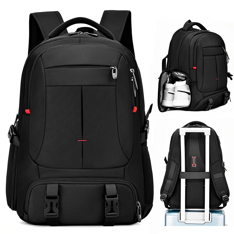 Bolsa de escalada para deportes al aire libre de viaje USB para hombres, senderismo, Camping, mochila, zapatos, mochila de entrenamiento de bolsillo, bolsas grandes de estudio para estudiantes - imagen 3