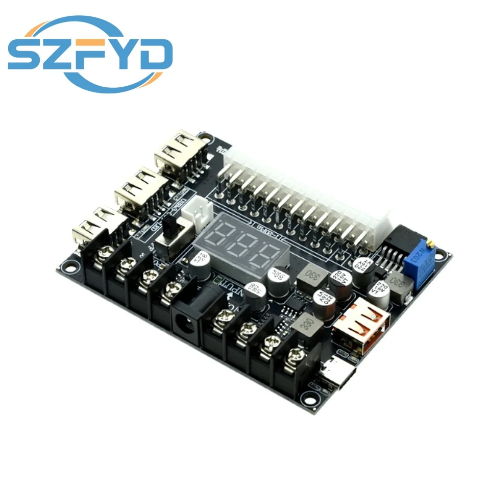 Adaptador de corriente ATX con voltaje ajustable y display rojo - imagen 4