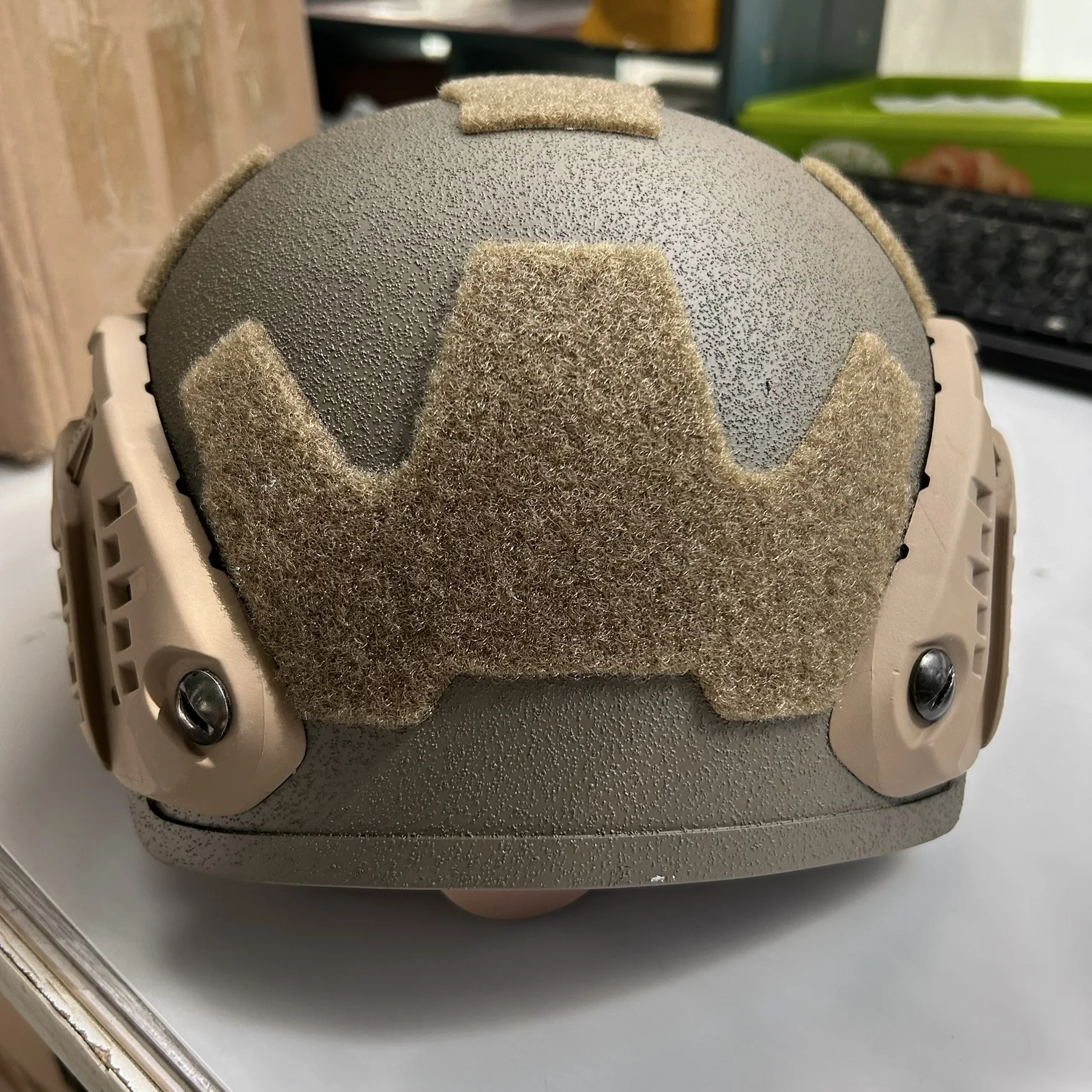 Casco de combate táctico de fibra de vidrio de corte alto ECH de próxima generación MICH2001 - imagen 3