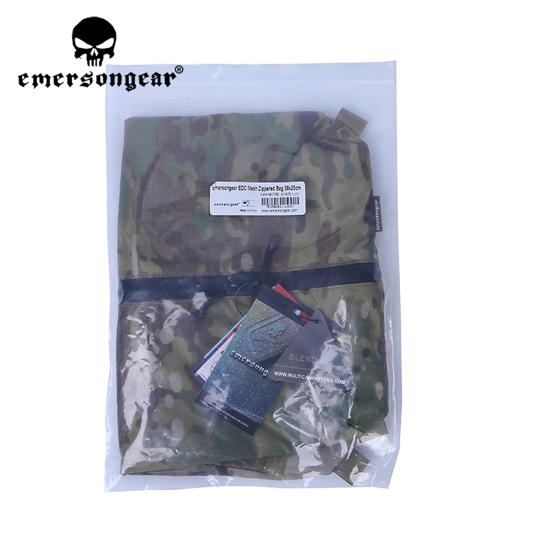 Emersongear, bolsas de almacenamiento tácticas EDC, herramienta con cremallera, bolsa Airsoft DWR para caza al aire libre, bolsa para senderismo, soporte EM9050 - imagen 5