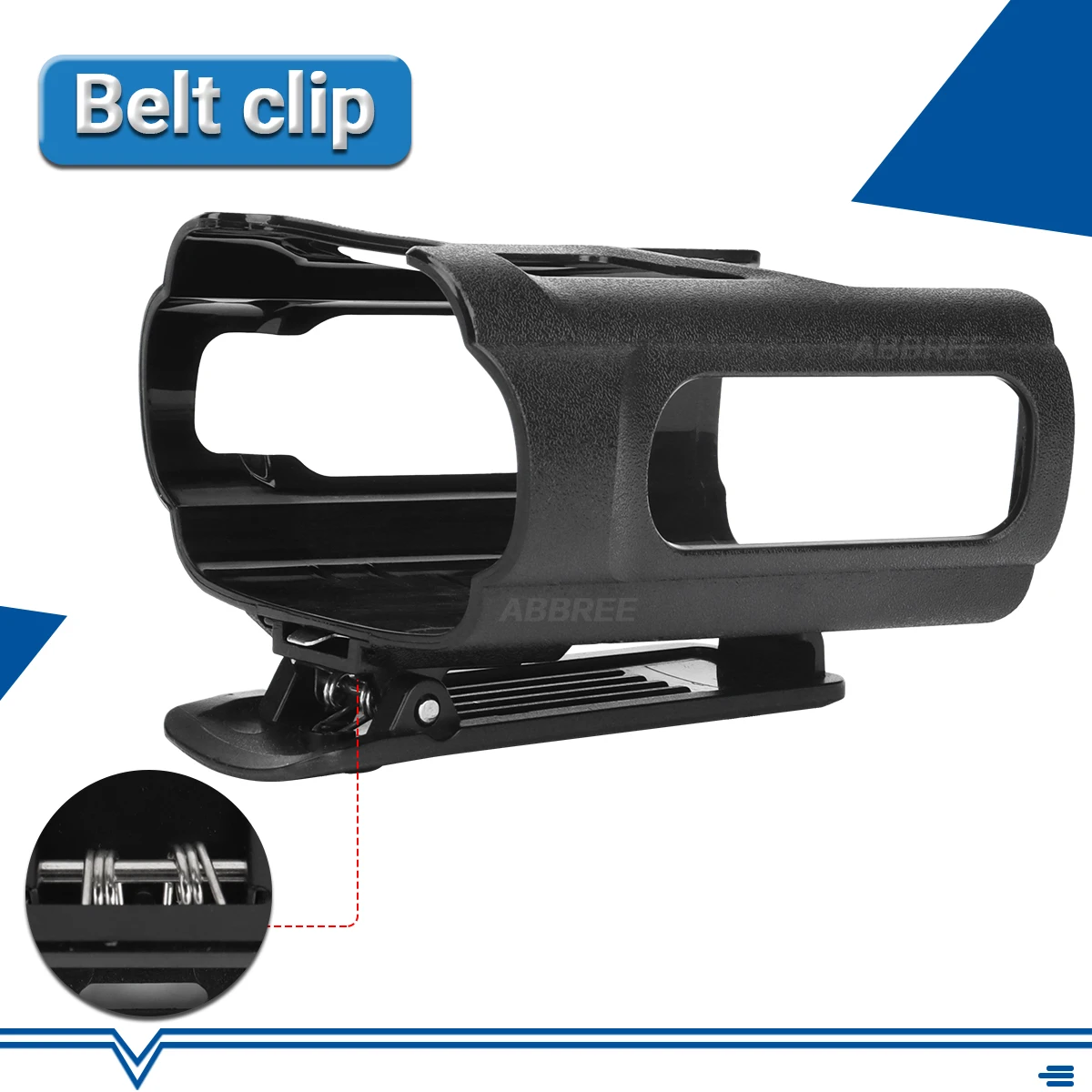 Baofeng UV-32 Walkie Talkie cinturón Clip funda de transporte para UV32 DM32 DM-32 soporte de Radioaficionado bidireccional accesorios originales - imagen 3