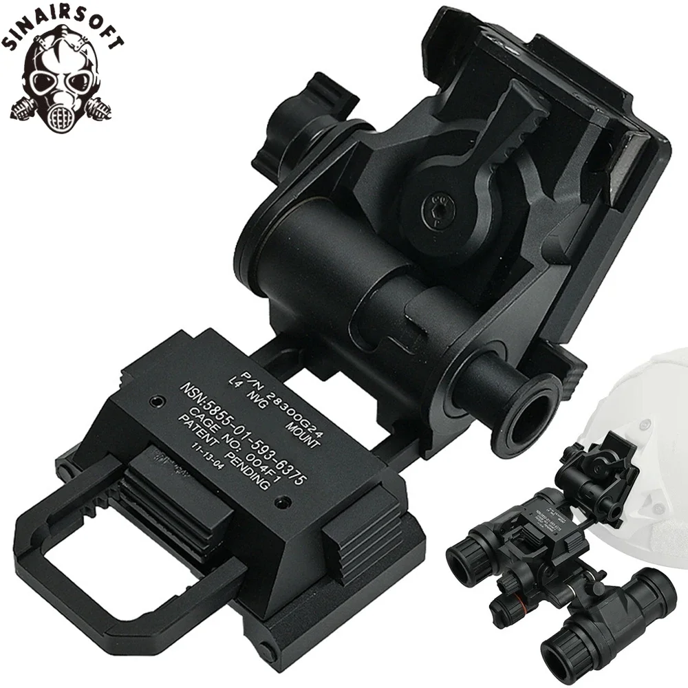 Nuevos accesorios para casco en Metal CNC L4G24 Nvg montaje de aluminio apto para Ops Core Shroud Fast Wendy casco Mich Mount - imagen 2