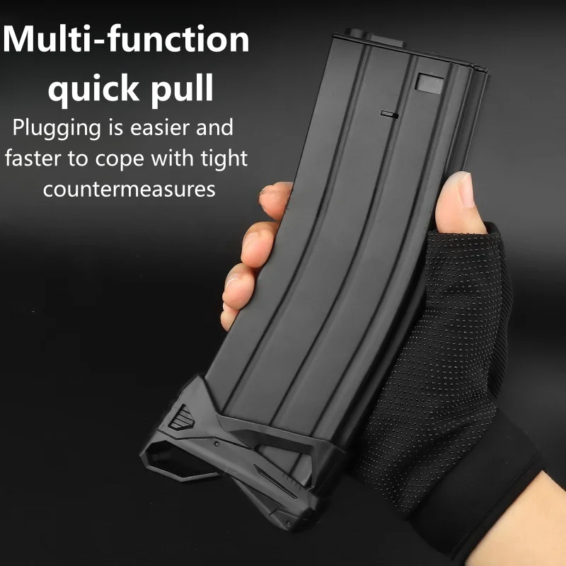 Extractor de asistencia MAG de revistas rápidos M4 M16, bomba de tiro con bucle de goma, accesorios de Paintball Airsoft modificados - imagen 3
