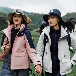 Plott Chaqueta impermeable cortavientos unisex para acampada invierno