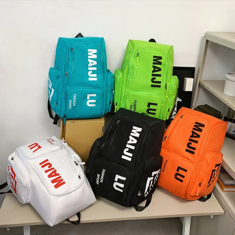 Mochila de escalada al aire libre, bolsa deportiva para bádminton, mochila grande para tenis, Camping, senderismo con paquete de zapatos, bolso escolar de fin de semana - imagen 3