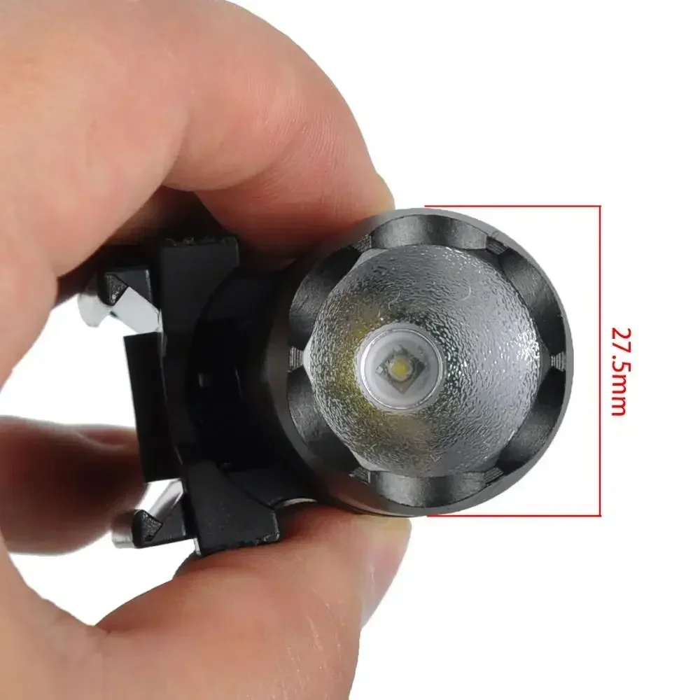 Luz de pistola Airsoft, minilinterna táctica para pistola QD, linterna para Rifle de liberación rápida G17 G18C G19 G22 G20mm, carril de caza - imagen 5