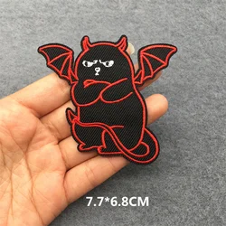 Parche calavera terror bordado – Termoadhesivo táctico paramiltar