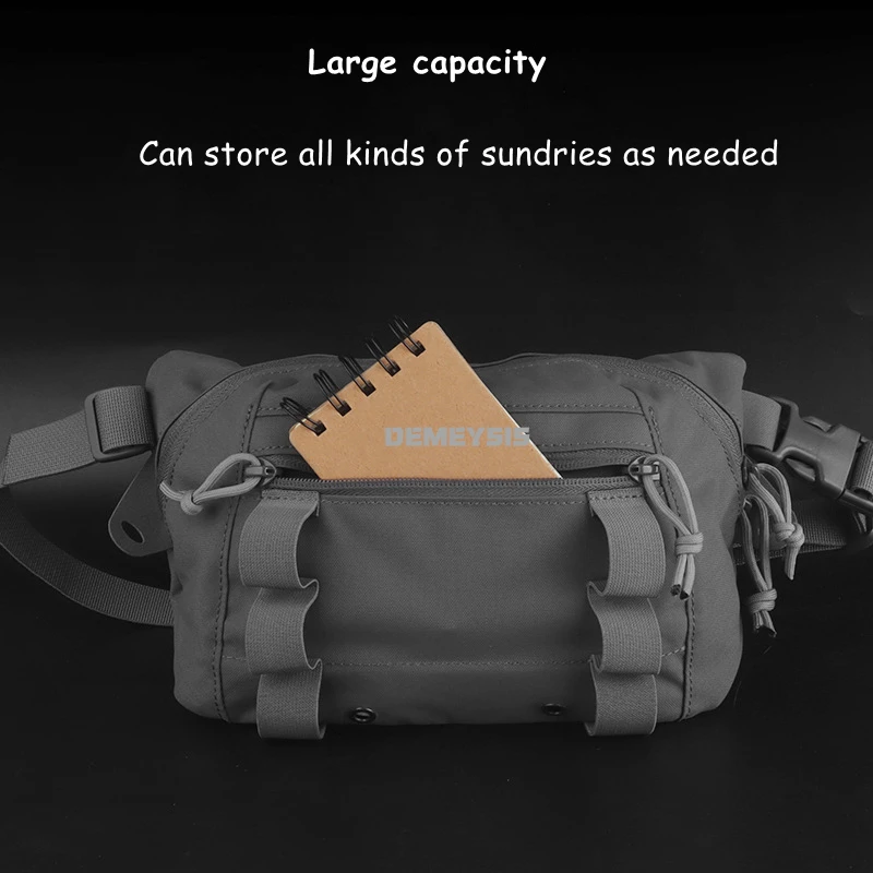 Bolsa táctica de cintura portaplacas abdominal multiusos senderismo - imagen 5