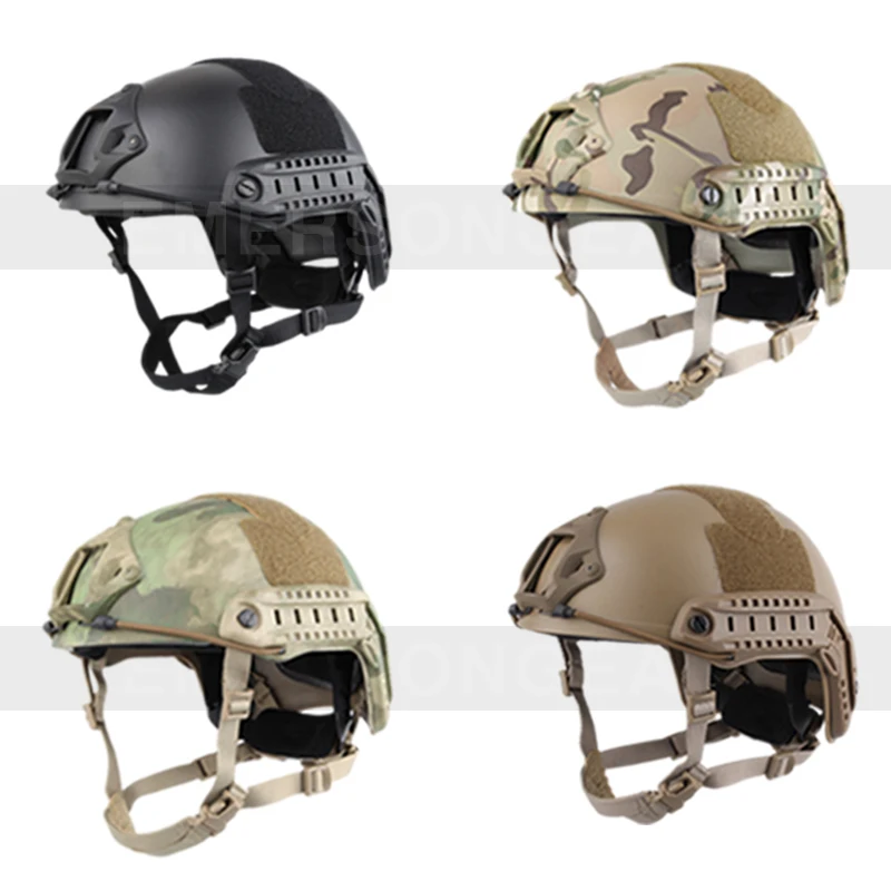 Emersongear casco rápido tipo MH casco protector de cabeza ajustable combate caza juego de guerra senderismo ciclismo casco ABS EM5658 - imagen 3