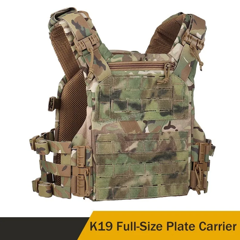 MOLLE K19 3,0 chaleco táctico portador de placa caza Airsoft chalecos de combate sistema de liberación rápida ajustar faja chaleco armadura corporal - imagen 2