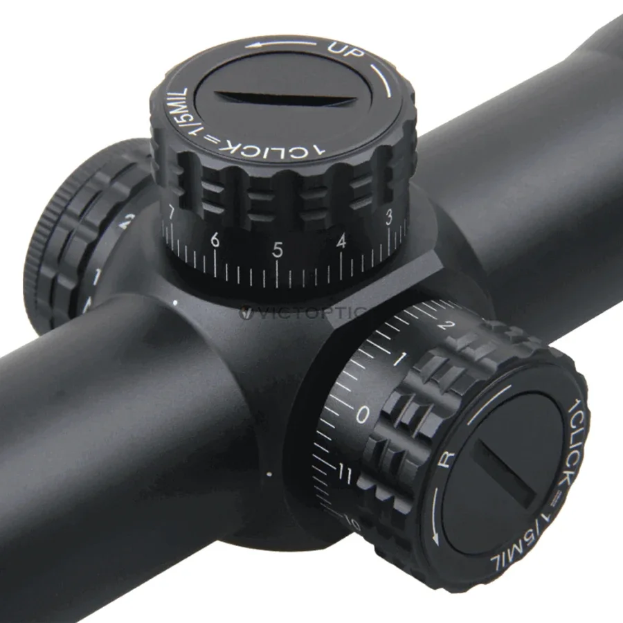 Victoptics 1.5-6X28 SFP mira telescópica de caza tubo de 30mm 5 niveles iluminación roja y verde IPX4 - imagen 5