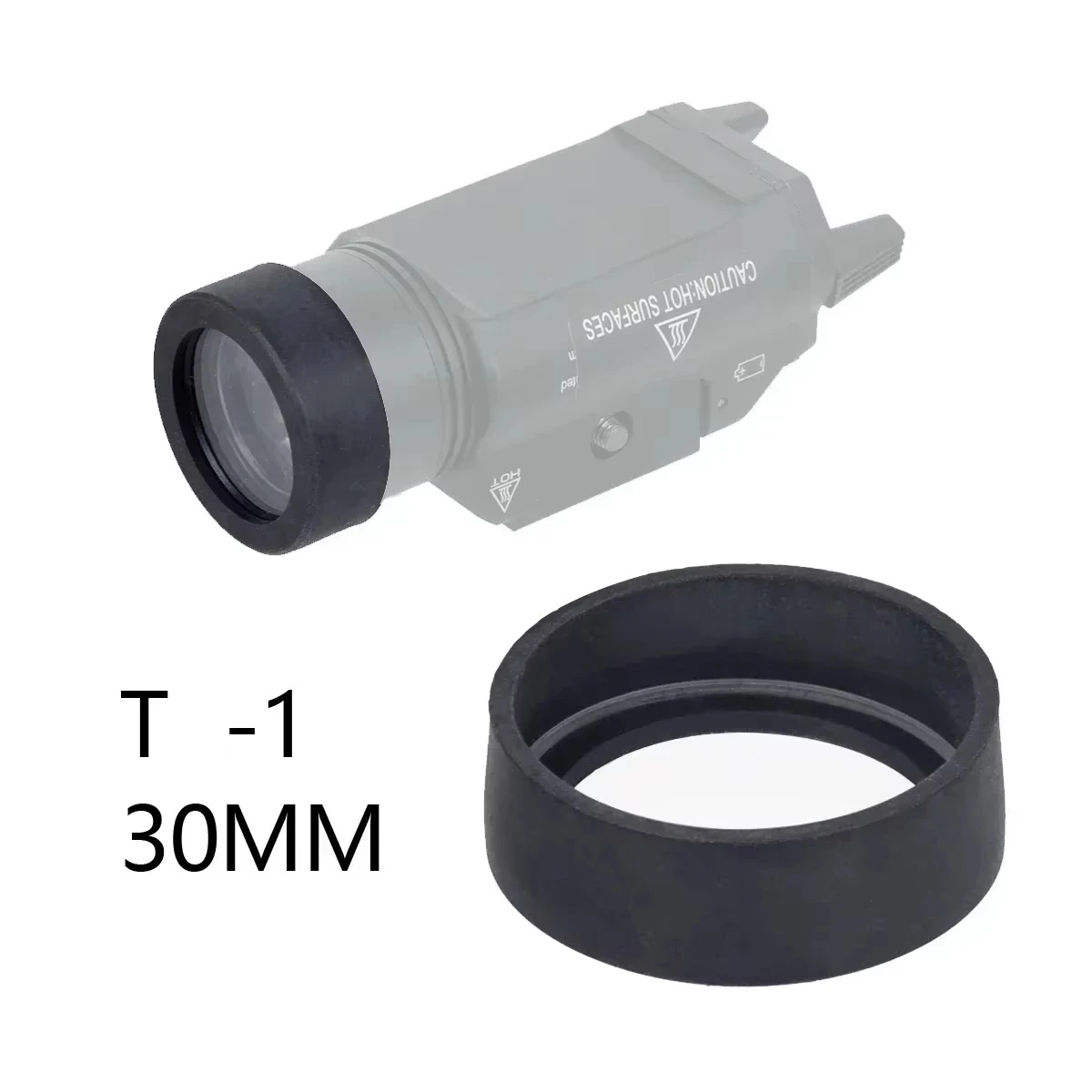 Protector de Lente Goma para Miras Punto Rojo SF M300/M600/X300/X400 - imagen 4