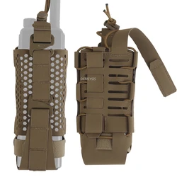 Bolsa táctica MOLLE universal para radio y walkie-talkie