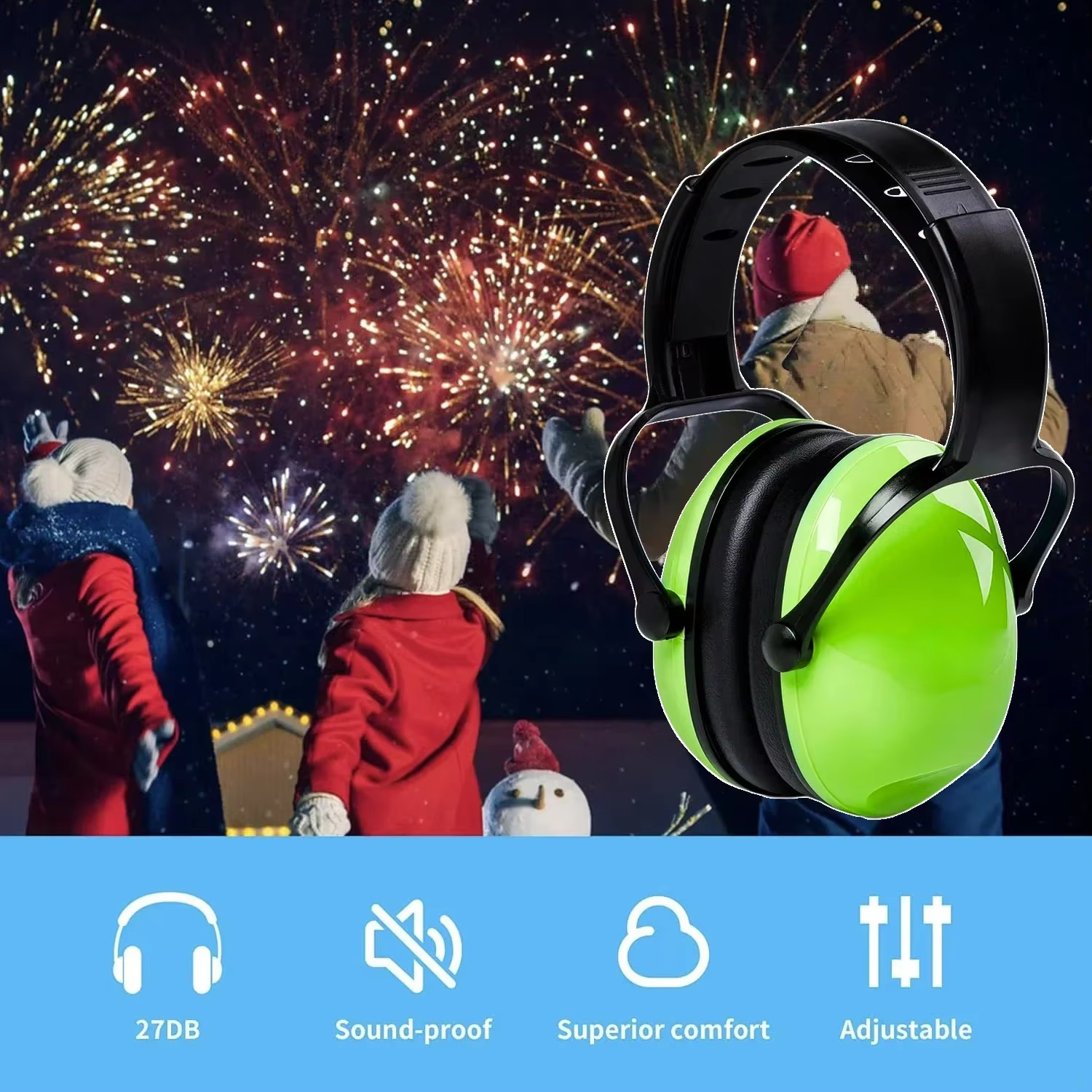 YHKEMA K50 orejeras electrónicas con reducción de ruido para tiro - imagen 5