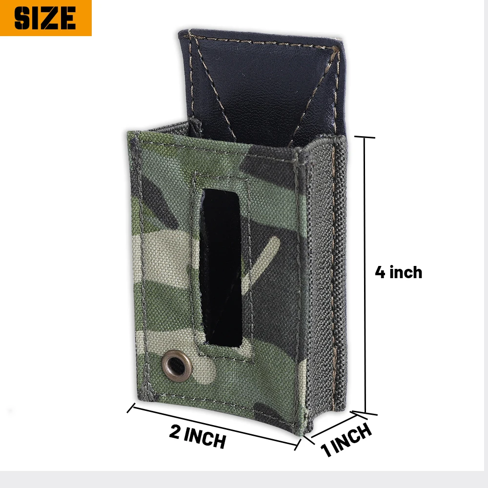 KRYDEX MS2000-bolsa protectora de luz estroboscópica táctica, marcador de socorro, bolsa portadora para cascos de montaje, funda protectora con gancho - imagen 2