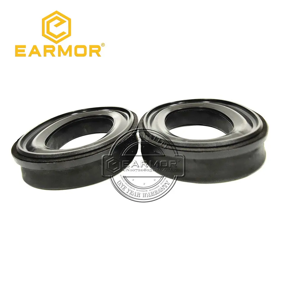 EARMOR-anillos de sellado de oreja de Gel de silicona S06, par de accesorios de auriculares aptos para disparos M30, reducción de ruido, reemplazo de auriculares - imagen 3