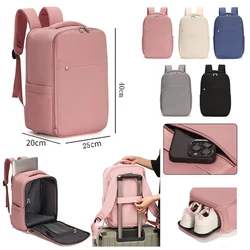 Mochila de escalada para viajes al aire libre con bolsillo para zapatos, bolsa para ordenador portátil para desplazamientos de negocios, mochila de viaje corto de gran capacidad