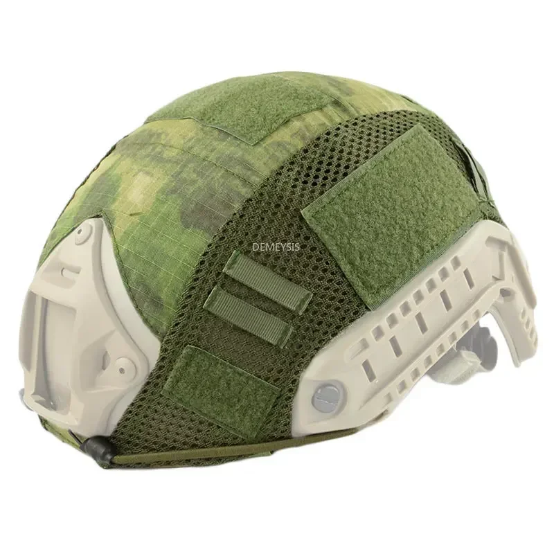 Funda táctica para casco rápido MH PJ BJ tipo camuflaje Airsoft cascos accesorios de tela - imagen 5