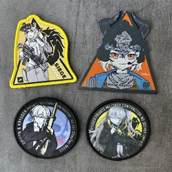Parche táctico anime moral en brazalete adhesivo para mochila