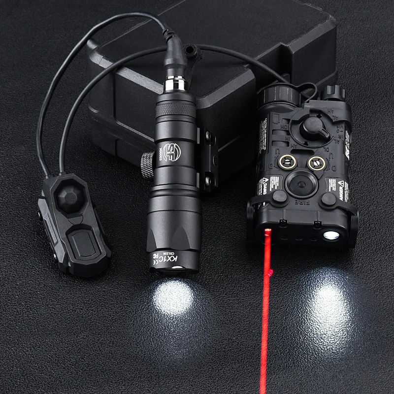 Linterna táctica M300/M600 con caja nailon y control dual - riel 20 mm - imagen 2