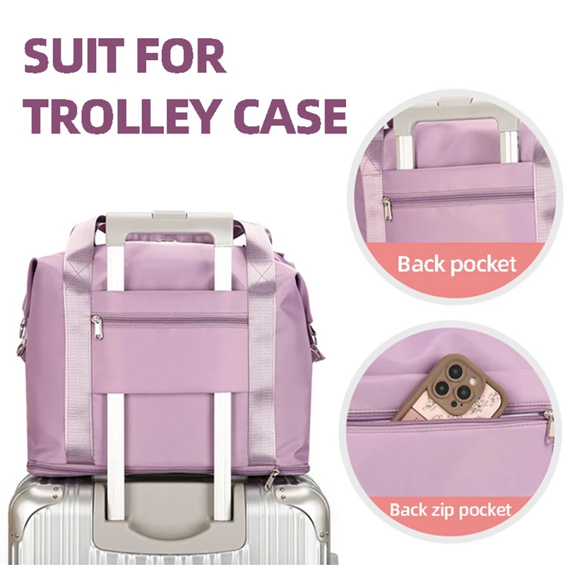 Bolsa para raqueta de bádminton, bolso de hombro expandible para entrenamiento deportivo de tenis, Fitness, seco y húmedo, bolso de viaje de corta distancia grande - imagen 5