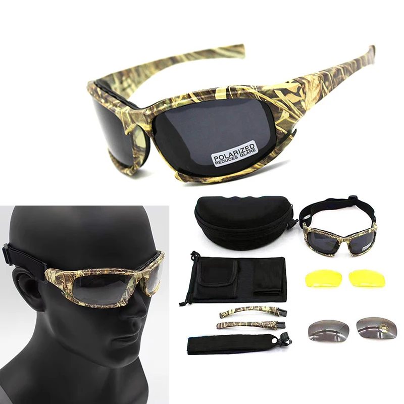 Gafas polarizadas militares X7 para caza, gafas para disparar al aire libre, montar, pescar, gafas de sol deportivas a prueba de explosiones - imagen 3