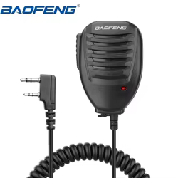 Baofeng-altavoz de hombro, micrófono para walkie-talkie, UV 5R, 82, 888S, UV S9 PLUS, UV 13, 16 Pro, Quansheng, UV K5, 5R Plus