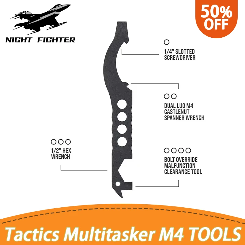 WADSN Multitasker M4 destornillador táctico multiusos AR15 - imagen 5